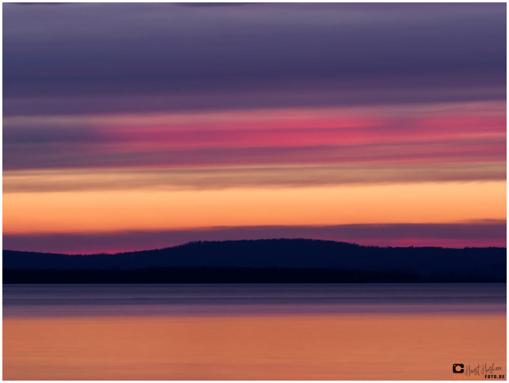 Sonnenuntergang in Steinhude am Steinhuder Meer - Langzeitbelichtung